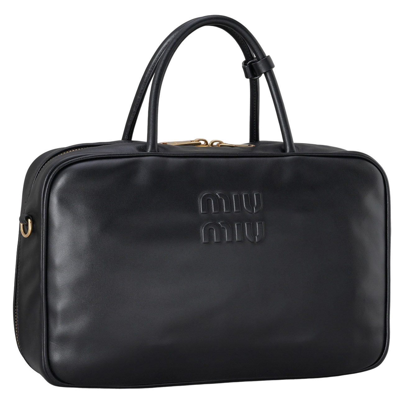 MIU MIU(USED)미우미우 5BB117 앰보 로고 볼링백